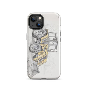 Furrow & Fields Tough Case for iPhone® iPhone 13 Massey Ferguson 50E Pencil Sketch | Tough Case for iPhone® Quality Farmers Merch