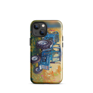 Furrow & Fields Tough Case for iPhone® iPhone 13 mini Ford 7600 Splash Art | Tough Case for iPhone® Quality Farmers Merch