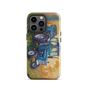 Furrow & Fields Tough Case for iPhone® iPhone 13 Pro Ford 7600 Splash Art | Tough Case for iPhone® Quality Farmers Merch