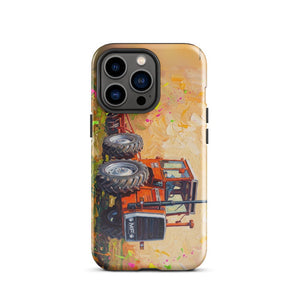 Furrow & Fields Tough Case for iPhone® iPhone 13 Pro Massey Ferguson 1200 Splash Art | Tough Case for iPhone® Quality Farmers Merch