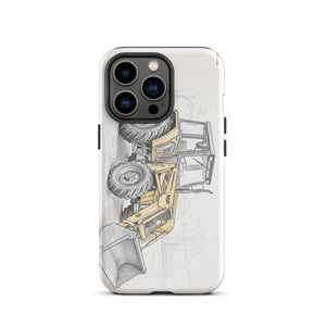 Furrow & Fields Tough Case for iPhone® iPhone 13 Pro Massey Ferguson 50E Pencil Sketch | Tough Case for iPhone® Quality Farmers Merch