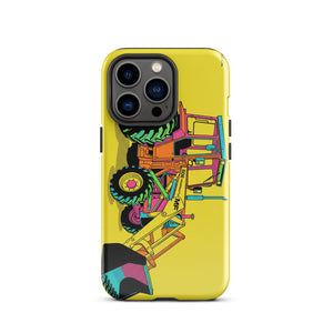 Furrow & Fields Tough Case for iPhone® iPhone 13 Pro Massey Ferguson 50E Pop Art | Tough Case for iPhone® Quality Farmers Merch