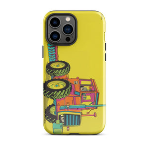 Furrow & Fields Tough Case for iPhone® iPhone 13 Pro Max Massey Ferguson 1200 Pop Art | Tough Case for iPhone® Quality Farmers Merch