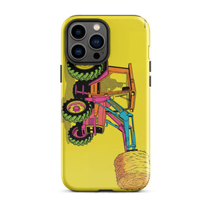 Furrow & Fields Tough Case for iPhone® iPhone 13 Pro Max Massey Ferguson 3070 Autotronic Pop Art | Tough Case for iPhone® Quality Farmers Merch