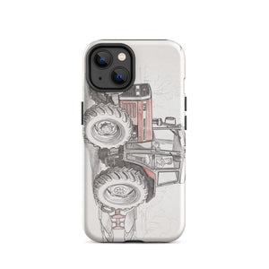 Furrow & Fields Tough Case for iPhone® iPhone 14 Massey Ferguson 375 Pencil Sketch | Tough Case for iPhone® Quality Farmers Merch