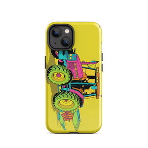 Furrow & Fields Tough Case for iPhone® iPhone 14 Massey Ferguson 6255 Pop Art | Tough Case for iPhone® Quality Farmers Merch