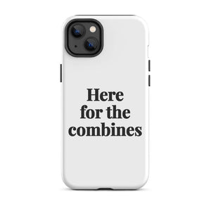 Furrow & Fields Tough Case for iPhone® iPhone 14 Plus Here for the Combines | Tough Case for iPhone® Quality Farmers Merch