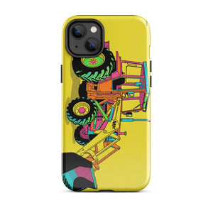 Furrow & Fields Tough Case for iPhone® iPhone 14 Plus Massey Ferguson 50E Pop Art | Tough Case for iPhone® Quality Farmers Merch