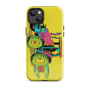 Furrow & Fields Tough Case for iPhone® iPhone 14 Plus Massey Ferguson 6255 Pop Art | Tough Case for iPhone® Quality Farmers Merch