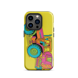 Furrow & Fields Tough Case for iPhone® iPhone 14 Pro Case IH Maxxum MXM130 Pop Art | Tough Case for iPhone® Quality Farmers Merch