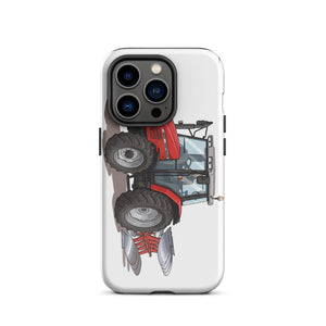 Furrow & Fields Tough Case for iPhone® iPhone 14 Pro Massey Ferguson 6255 | Tough Case for iPhone® Quality Farmers Merch