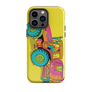 Furrow & Fields Tough Case for iPhone® iPhone 14 Pro Max Case IH Maxxum MXM130 Pop Art | Tough Case for iPhone® Quality Farmers Merch