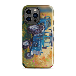 Furrow & Fields Tough Case for iPhone® iPhone 14 Pro Max Ford 7600 Splash Art | Tough Case for iPhone® Quality Farmers Merch