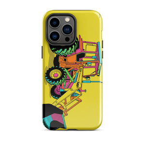 Furrow & Fields Tough Case for iPhone® iPhone 14 Pro Max Massey Ferguson 50E Pop Art | Tough Case for iPhone® Quality Farmers Merch
