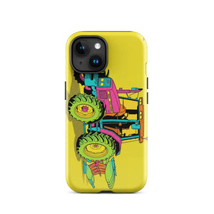 Furrow & Fields Tough Case for iPhone® iPhone 15 Massey Ferguson 6255 Pop Art | Tough Case for iPhone® Quality Farmers Merch