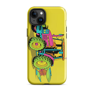 Furrow & Fields Tough Case for iPhone® iPhone 15 Plus Massey Ferguson 6255 Pop Art | Tough Case for iPhone® Quality Farmers Merch