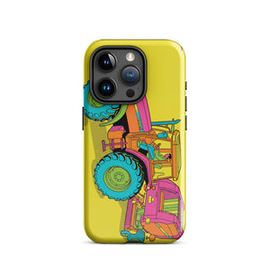 Furrow & Fields Tough Case for iPhone® iPhone 15 Pro Case IH Maxxum MXM130 Pop Art | Tough Case for iPhone® Quality Farmers Merch