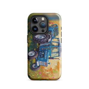 Furrow & Fields Tough Case for iPhone® iPhone 15 Pro Ford 7600 Splash Art | Tough Case for iPhone® Quality Farmers Merch
