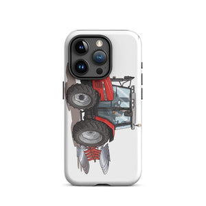 Furrow & Fields Tough Case for iPhone® iPhone 15 Pro Massey Ferguson 6255 | Tough Case for iPhone® Quality Farmers Merch