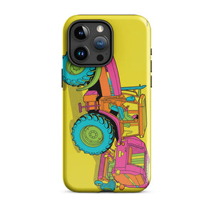 Furrow & Fields Tough Case for iPhone® iPhone 15 Pro Max Case IH Maxxum MXM130 Pop Art | Tough Case for iPhone® Quality Farmers Merch