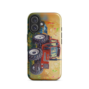 Furrow & Fields Tough Case for iPhone® iPhone 16 Fiat 1880 Splash Art | Tough Case for iPhone® Quality Farmers Merch