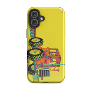 Furrow & Fields Tough Case for iPhone® iPhone 16 Plus Massey Ferguson 1200 Pop Art | Tough Case for iPhone® Quality Farmers Merch
