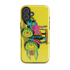 Furrow & Fields Tough Case for iPhone® iPhone 16 Plus Massey Ferguson 6255 Pop Art | Tough Case for iPhone® Quality Farmers Merch