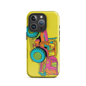 Furrow & Fields Tough Case for iPhone® iPhone 16 Pro Case IH Maxxum MXM130 Pop Art | Tough Case for iPhone® Quality Farmers Merch