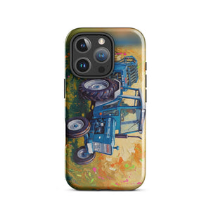 Furrow & Fields Tough Case for iPhone® iPhone 16 Pro Ford 7600 Splash Art | Tough Case for iPhone® Quality Farmers Merch