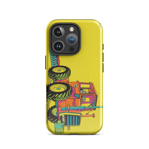Furrow & Fields Tough Case for iPhone® iPhone 16 Pro Massey Ferguson 1200 Pop Art | Tough Case for iPhone® Quality Farmers Merch