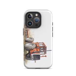Furrow & Fields Tough Case for iPhone® iPhone 16 Pro Massey Ferguson 1200 Watercolor | Tough Case for iPhone® Quality Farmers Merch