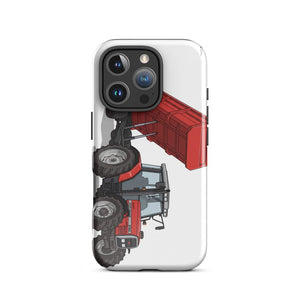 Furrow & Fields Tough Case for iPhone® iPhone 16 Pro Massey Ferguson 6180 Illustration | Tough Case for iPhone® Quality Farmers Merch
