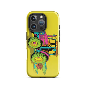 Furrow & Fields Tough Case for iPhone® iPhone 16 Pro Massey Ferguson 6255 Pop Art | Tough Case for iPhone® Quality Farmers Merch