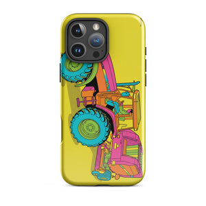 Furrow & Fields Tough Case for iPhone® iPhone 16 Pro Max Case IH Maxxum MXM130 Pop Art | Tough Case for iPhone® Quality Farmers Merch