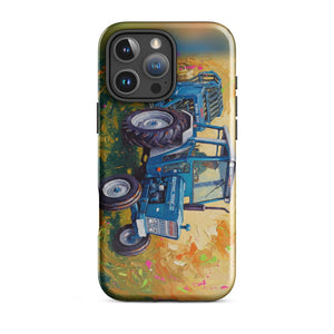 Furrow & Fields Tough Case for iPhone® iPhone 16 Pro Max Ford 7600 Splash Art | Tough Case for iPhone® Quality Farmers Merch