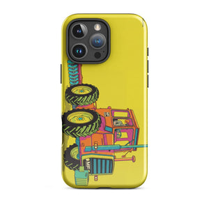 Furrow & Fields Tough Case for iPhone® iPhone 16 Pro Max Massey Ferguson 1200 Pop Art | Tough Case for iPhone® Quality Farmers Merch