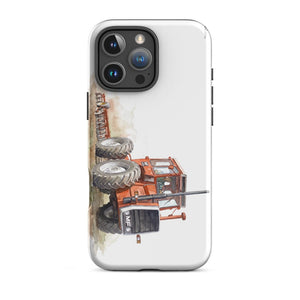 Furrow & Fields Tough Case for iPhone® iPhone 16 Pro Max Massey Ferguson 1200 Watercolor | Tough Case for iPhone® Quality Farmers Merch