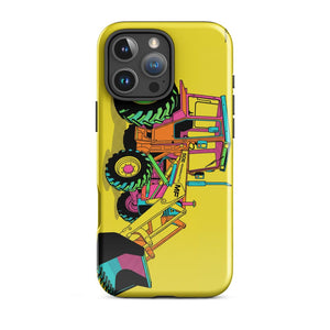 Furrow & Fields Tough Case for iPhone® iPhone 16 Pro Max Massey Ferguson 50E Pop Art | Tough Case for iPhone® Quality Farmers Merch