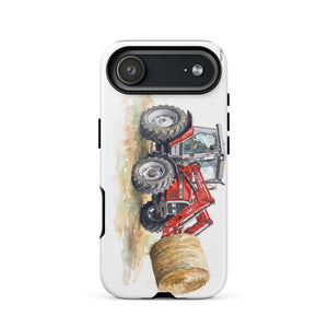 Furrow & Fields Tough Case for iPhone® iPhone 17 Air Massey Ferguson 3070 Autotronic Watercolor | Tough Case for iPhone® Quality Farmers Merch