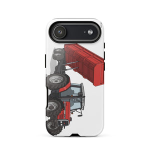 Furrow & Fields Tough Case for iPhone® iPhone 17 Air Massey Ferguson 6180 Illustration | Tough Case for iPhone® Quality Farmers Merch