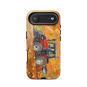 Furrow & Fields Tough Case for iPhone® iPhone 17 Air Massey Ferguson 6255 Splash Art | Tough Case for iPhone® Quality Farmers Merch
