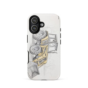 Furrow & Fields Tough Case for iPhone® iPhone 17 Massey Ferguson 50E Pencil Sketch | Tough Case for iPhone® Quality Farmers Merch