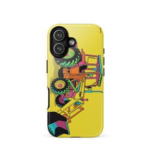 Furrow & Fields Tough Case for iPhone® iPhone 17 Massey Ferguson 50E Pop Art | Tough Case for iPhone® Quality Farmers Merch