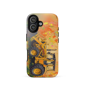 Furrow & Fields Tough Case for iPhone® iPhone 17 Massey Ferguson 50E Splash Art | Tough Case for iPhone® Quality Farmers Merch
