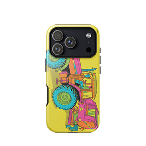 Furrow & Fields Tough Case for iPhone® iPhone 17 Pro Case IH Maxxum MXM130 Pop Art | Tough Case for iPhone® Quality Farmers Merch