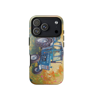 Furrow & Fields Tough Case for iPhone® iPhone 17 Pro Ford 7600 Splash Art | Tough Case for iPhone® Quality Farmers Merch