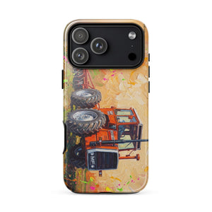 Furrow & Fields Tough Case for iPhone® iPhone 17 Pro Max Massey Ferguson 1200 Splash Art | Tough Case for iPhone® Quality Farmers Merch