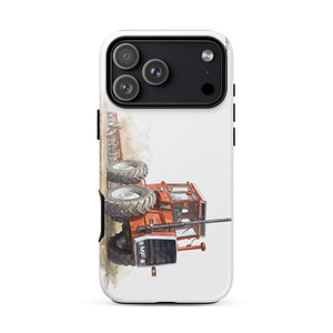 Furrow & Fields Tough Case for iPhone® iPhone 17 Pro Max Massey Ferguson 1200 Watercolor | Tough Case for iPhone® Quality Farmers Merch