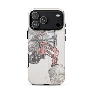 Furrow & Fields Tough Case for iPhone® iPhone 17 Pro Max Massey Ferguson 3070 Autotronic Pencil Sketch | Tough Case for iPhone® Quality Farmers Merch