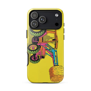 Furrow & Fields Tough Case for iPhone® iPhone 17 Pro Max Massey Ferguson 3070 Autotronic Pop Art | Tough Case for iPhone® Quality Farmers Merch